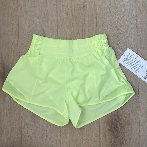 lululemon athletica Pants - hotty hot short high rise faded zap 2.5" size 4 lululemon nwt